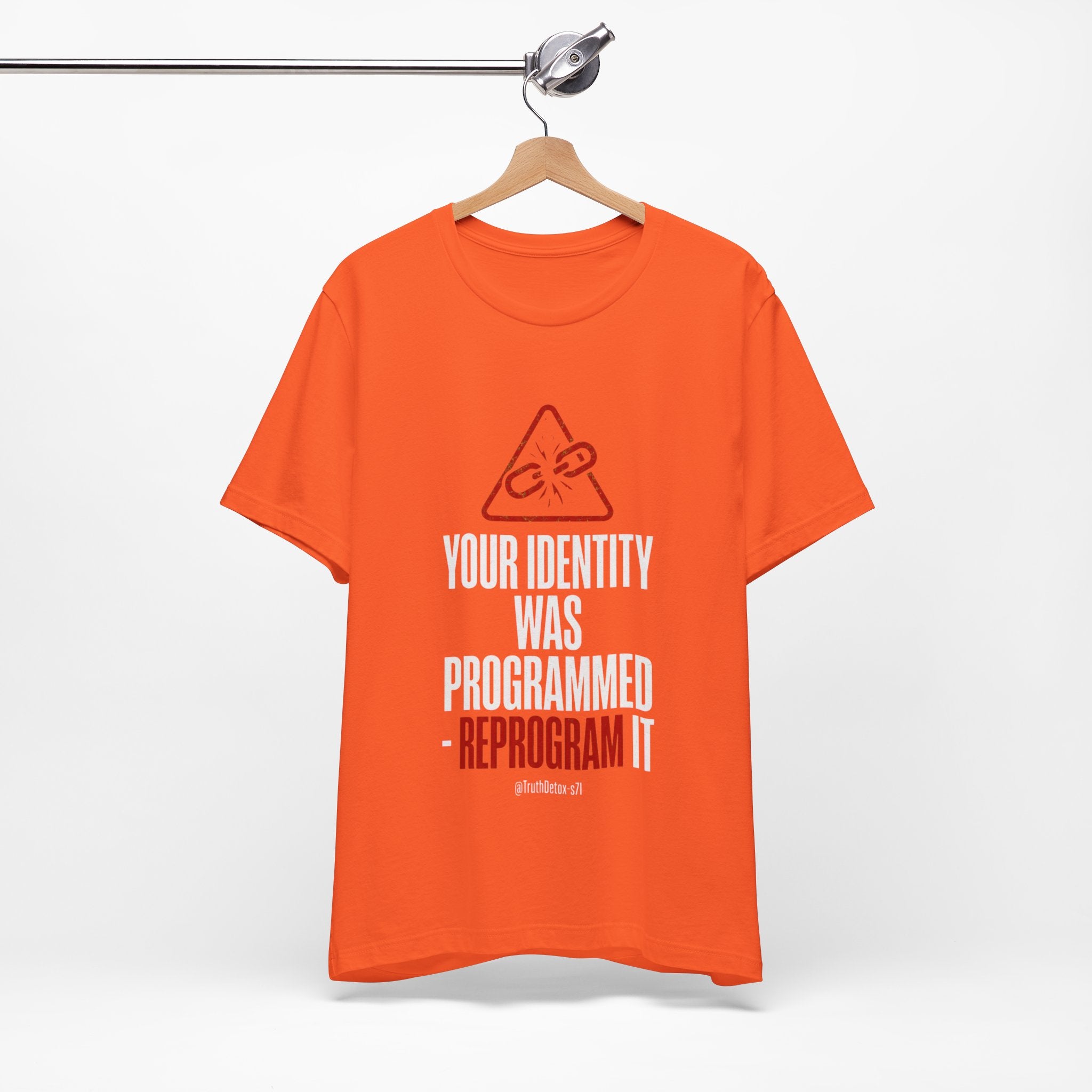 “Your Identity Was Programmed — Reprogram It” Tee