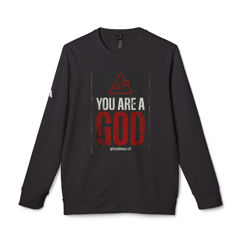 'You Are a God' Crewneck Sweatshirt — Empowerment Graphic Sweatshirt