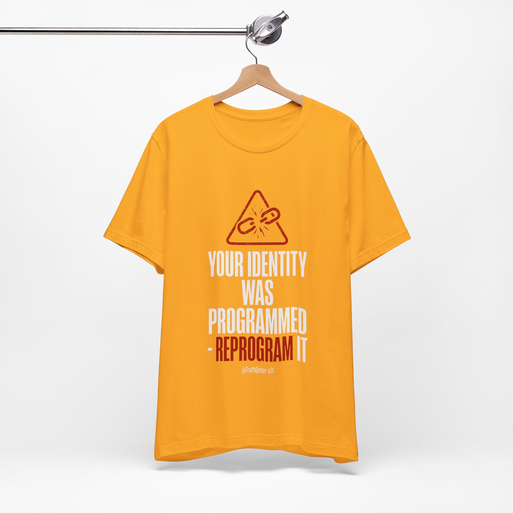 “Your Identity Was Programmed — Reprogram It” Tee
