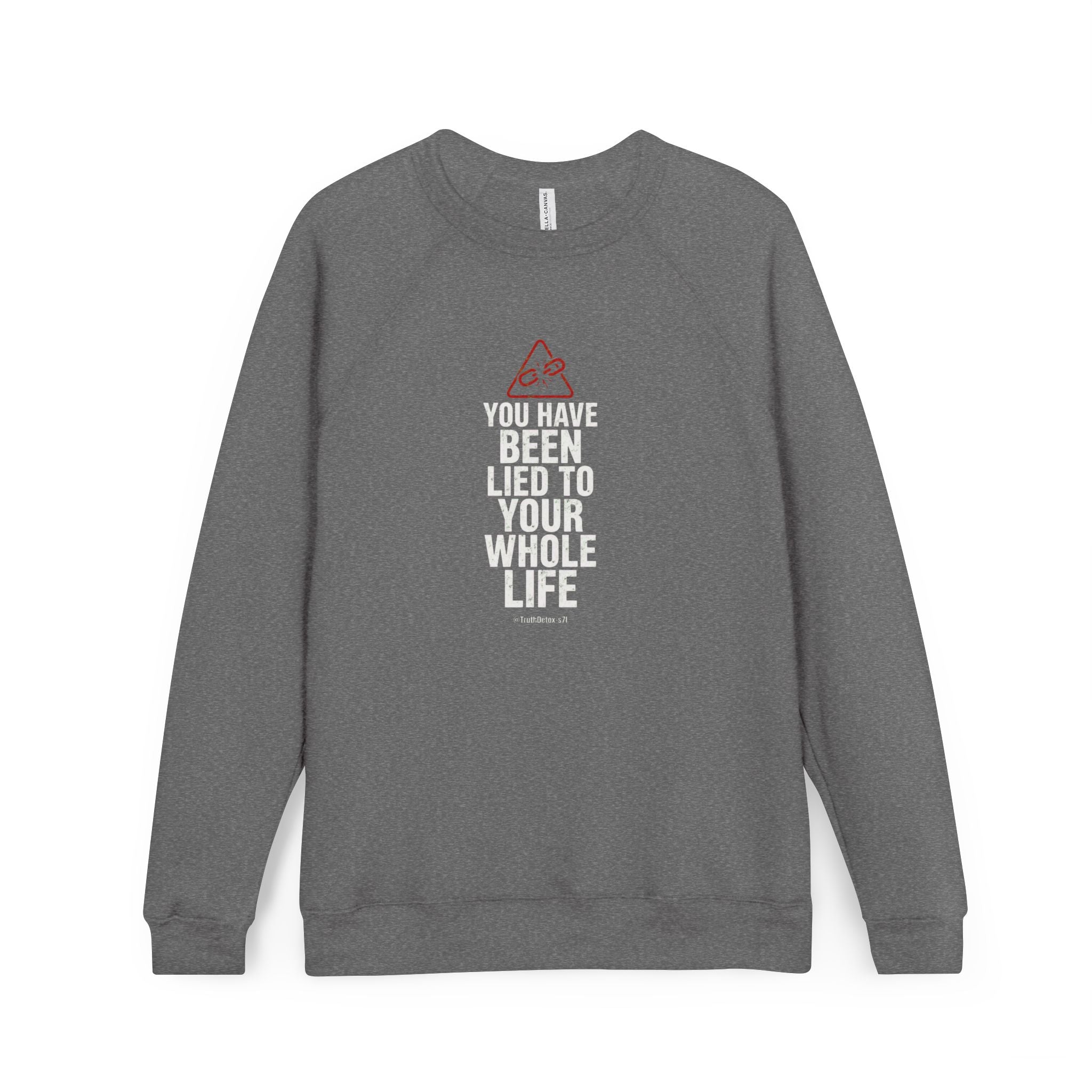 Raw Truth Tee Sweatshirt — Societal Conditioning Message