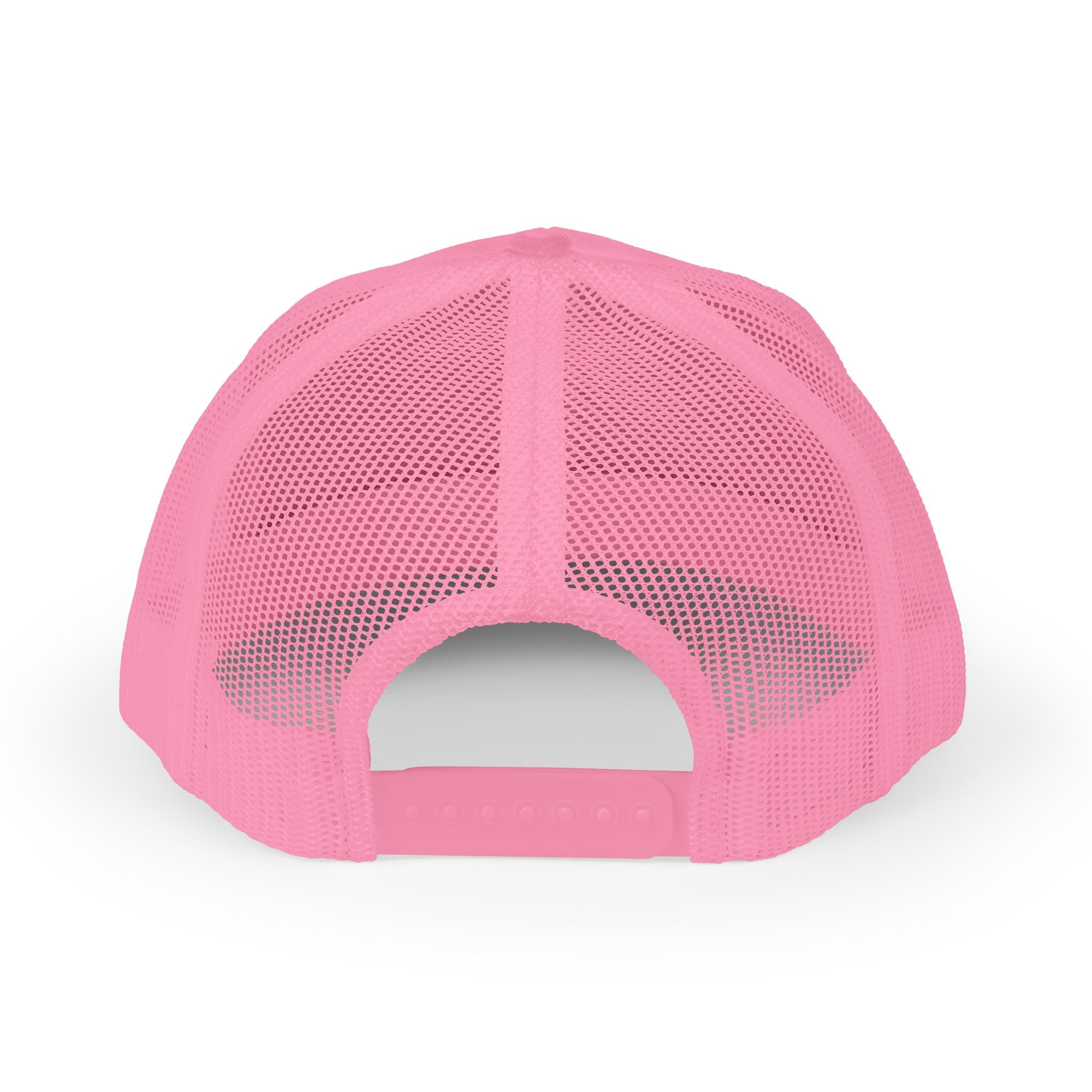 It's NOT Your Fault Trucker Cap — White Mesh Snapback with Reassuring Text