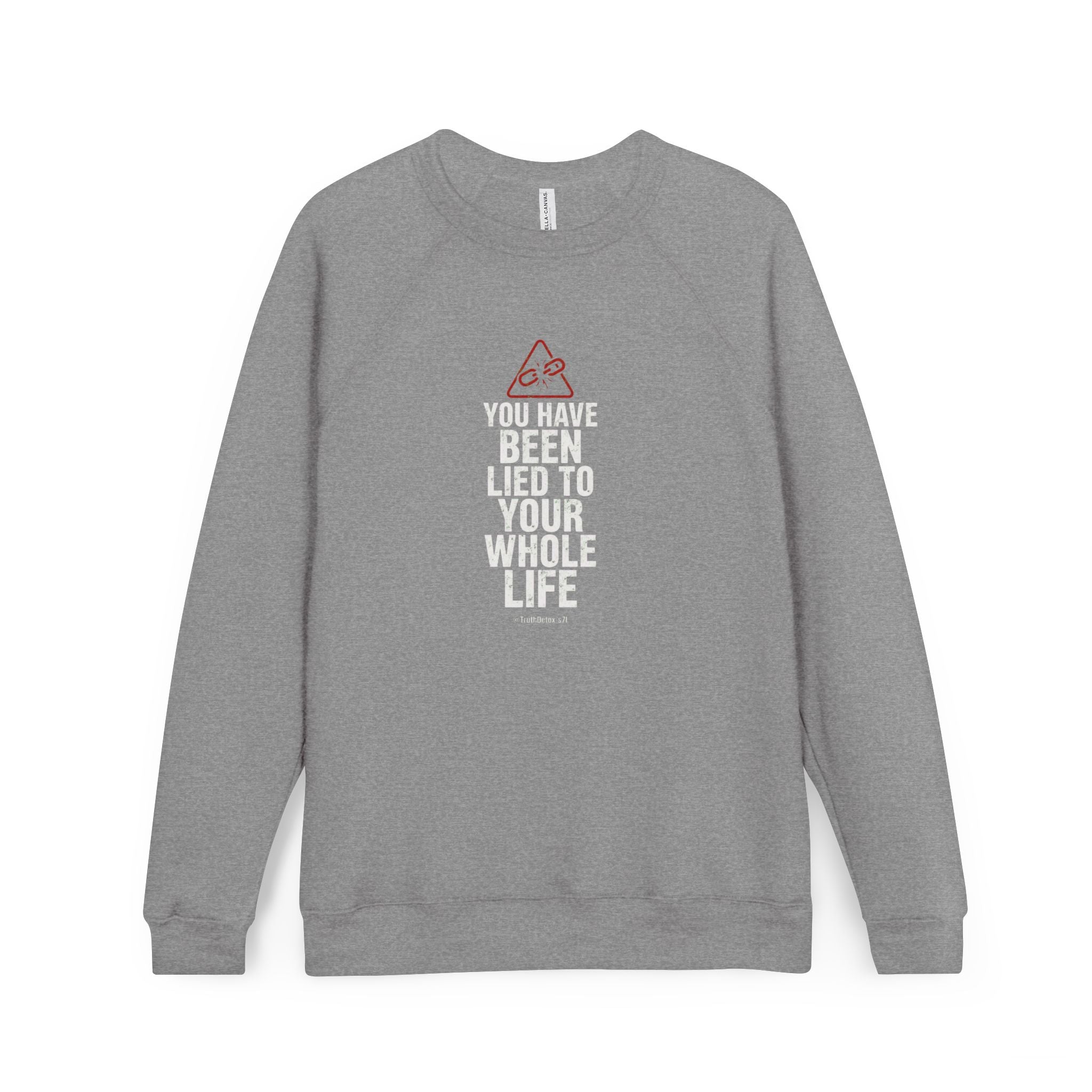 Raw Truth Tee Sweatshirt — Societal Conditioning Message