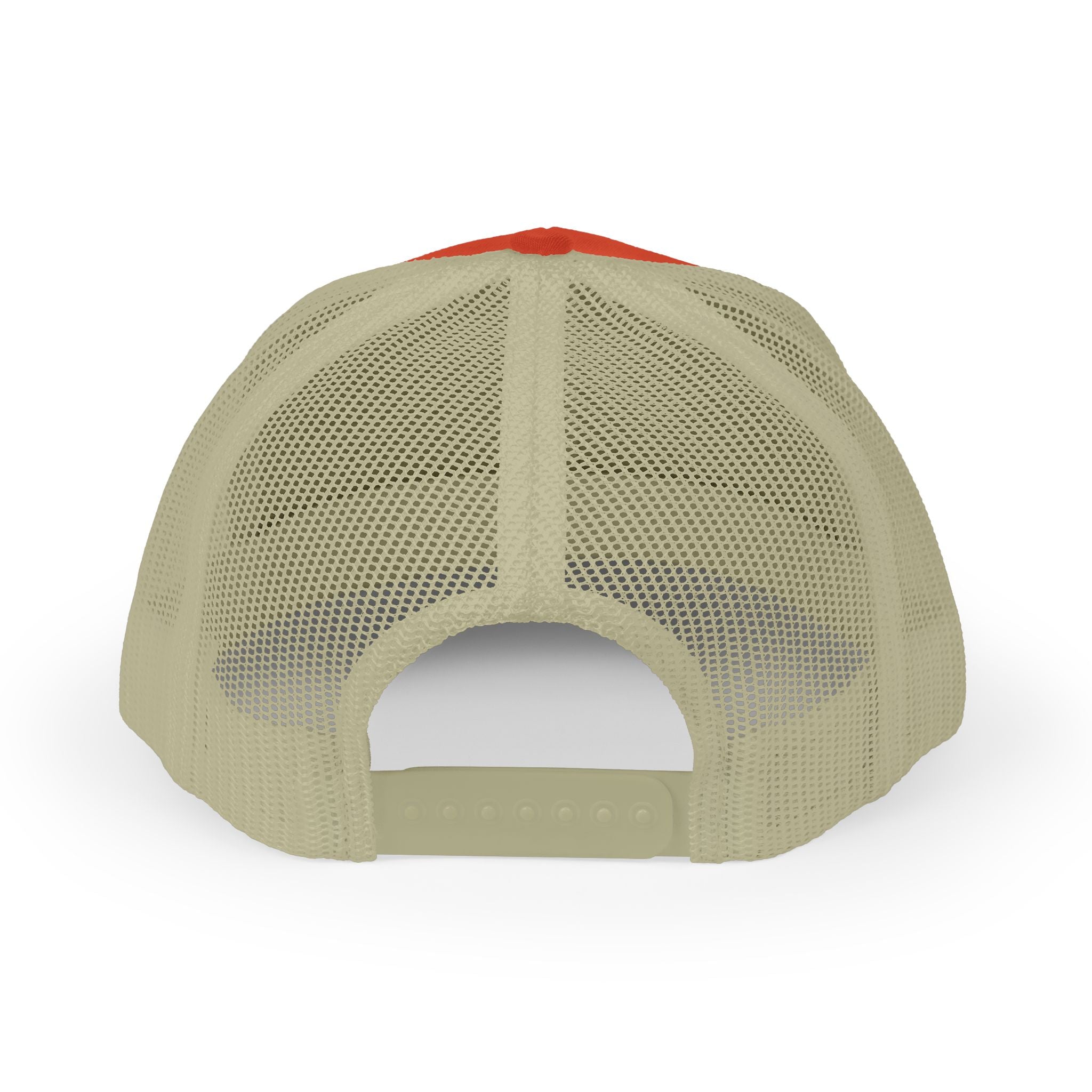 It's NOT Your Fault Trucker Cap — White Mesh Snapback with Reassuring Text